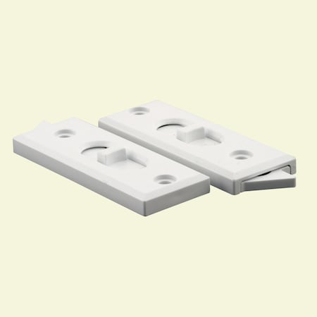Prime-Line White Plastic Tilt Latch 1 Pair F 2627